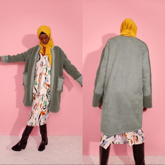 L.F. Markey Womens Heath Coat - Duck Egg M/L - Picture 2 of 12